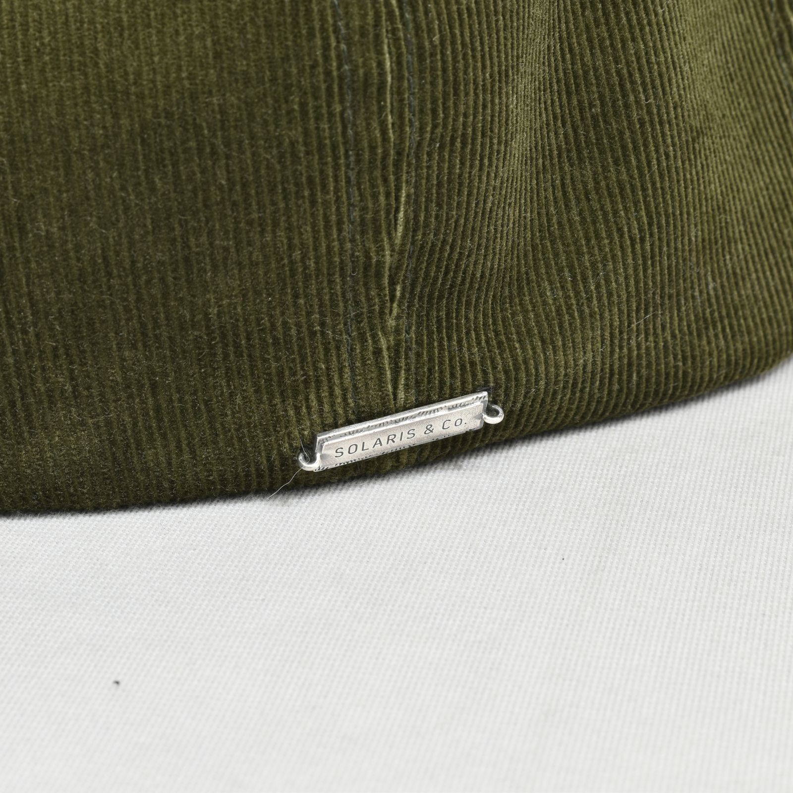 16W Couduroy Casquette "OLDBOY" (HUNTER GREEN)｜コーデュロイ キャスケット｜Y01005