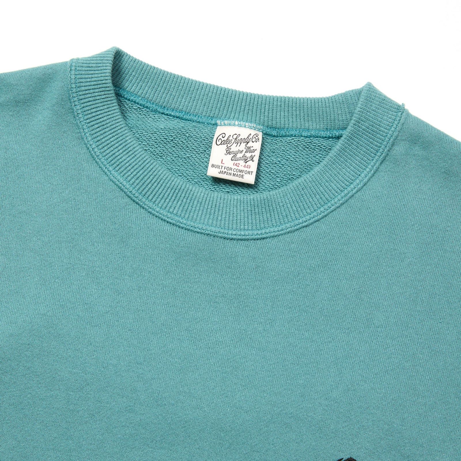 SYNDICATE RETRO WESTERN GIRL CREW NECK SW (TURQUOISE BLUE)｜クルーネック スウェット トレーナー｜CL-25AW029