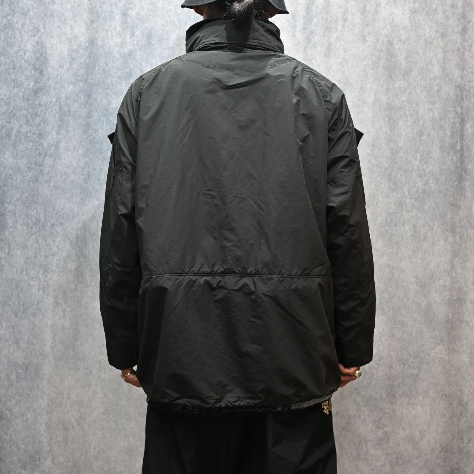 WEATHER MILITARY JACKET / LINER NYLON ZU CONNECTION  （BLACK)｜ウェザーミリタリー ジャケット （ブラック） PC-026-2988-10
