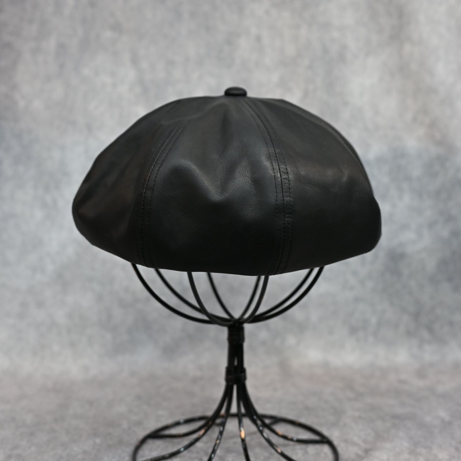 Furniture Leather キャスケット （BLACK / ブラック） 858-01