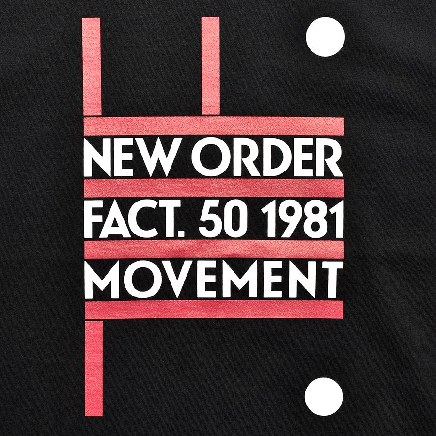 New Order “MOVEMENT” Crewneck T-SH （BLACK） /  ニューオーダー 「ムーブメント」 プリント Tシャツ （ブラック）