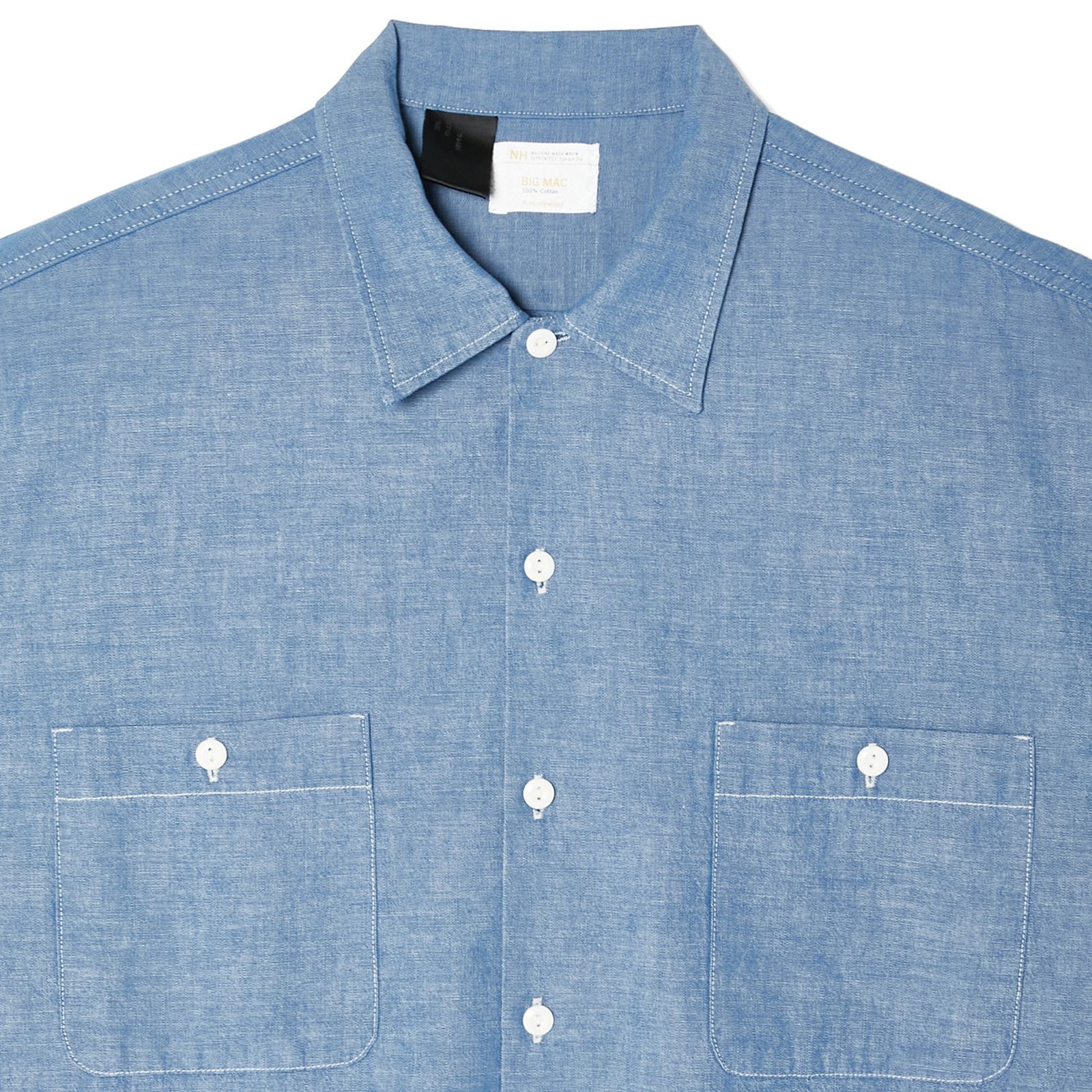 × BIGMAC HALF SLEEVE SHIRT （BLUE / ブルー）｜半袖シャツ｜2261-SH60-027