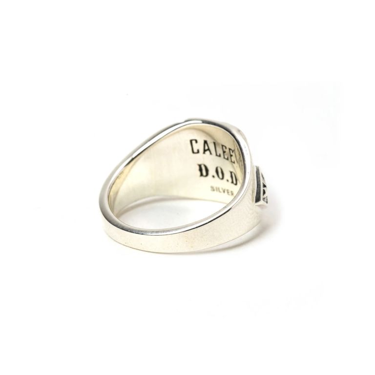 CALEE - MEXICAN TASTE JAPANESE FUKU PINKY RING (SILVER
