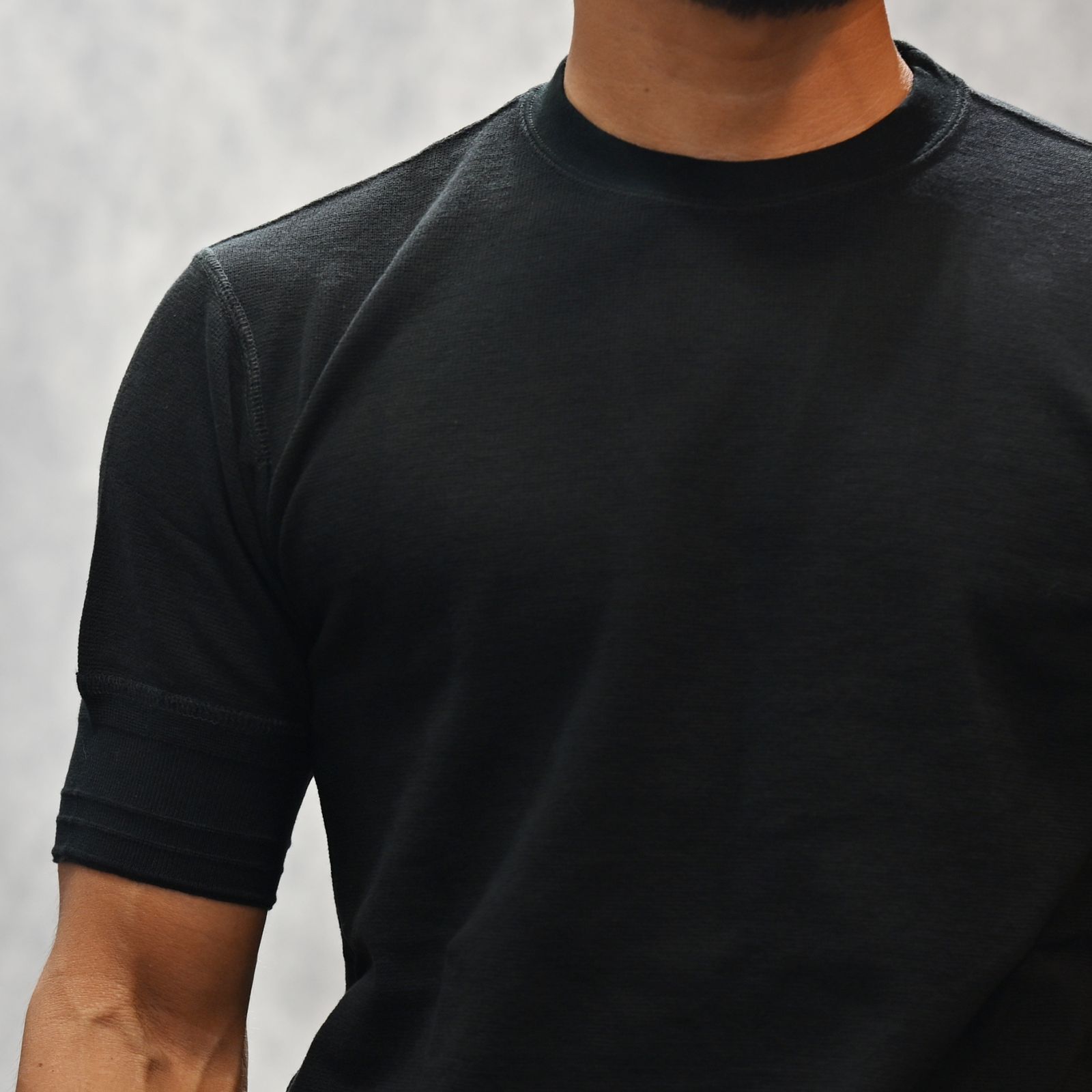 Thermal Crewneck T-SH （BLK） / サーマル Tシャツ （ブラック） / 2508-4003