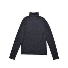 EF.Wool Turtle Neck L/S Pullover （CGR）｜ウールタートルネック｜MDFBF10403