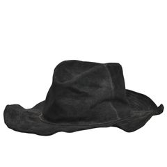 × ISAMU KATAYAMA BACKLASH｜COWBOY HAT （BLACK）｜JPホーススエード テンガロンハット｜HW-H13-785