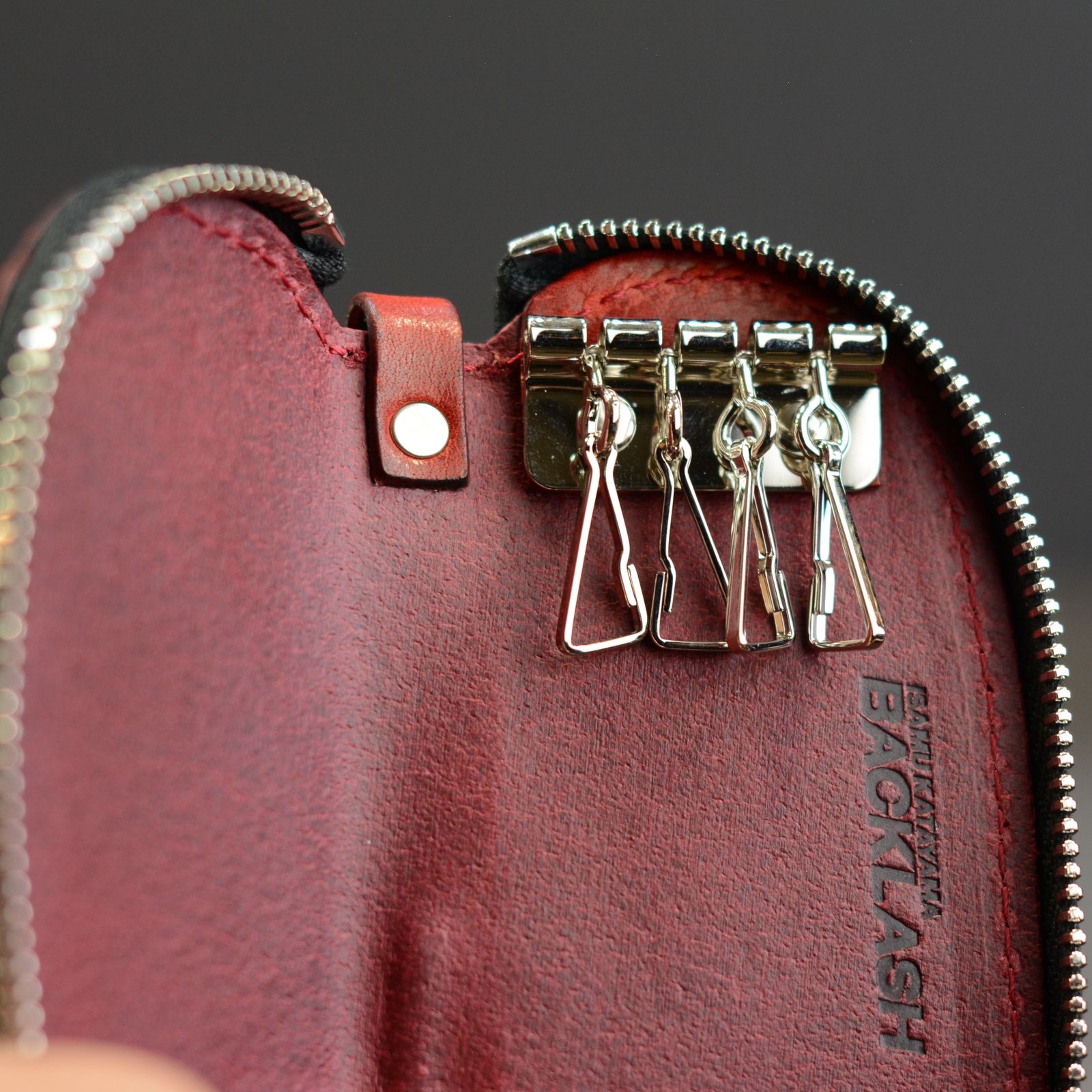 イタリアンショルダー シワ加工プルアップ （RED）