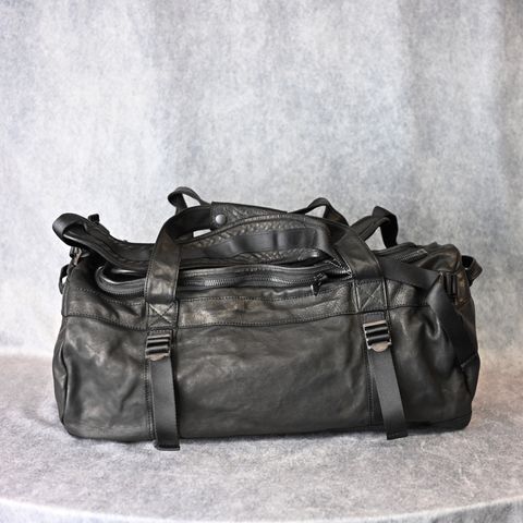 イタリーショルダー製品染め 3WAYバッグ （BLACK/ブラック） 230-03