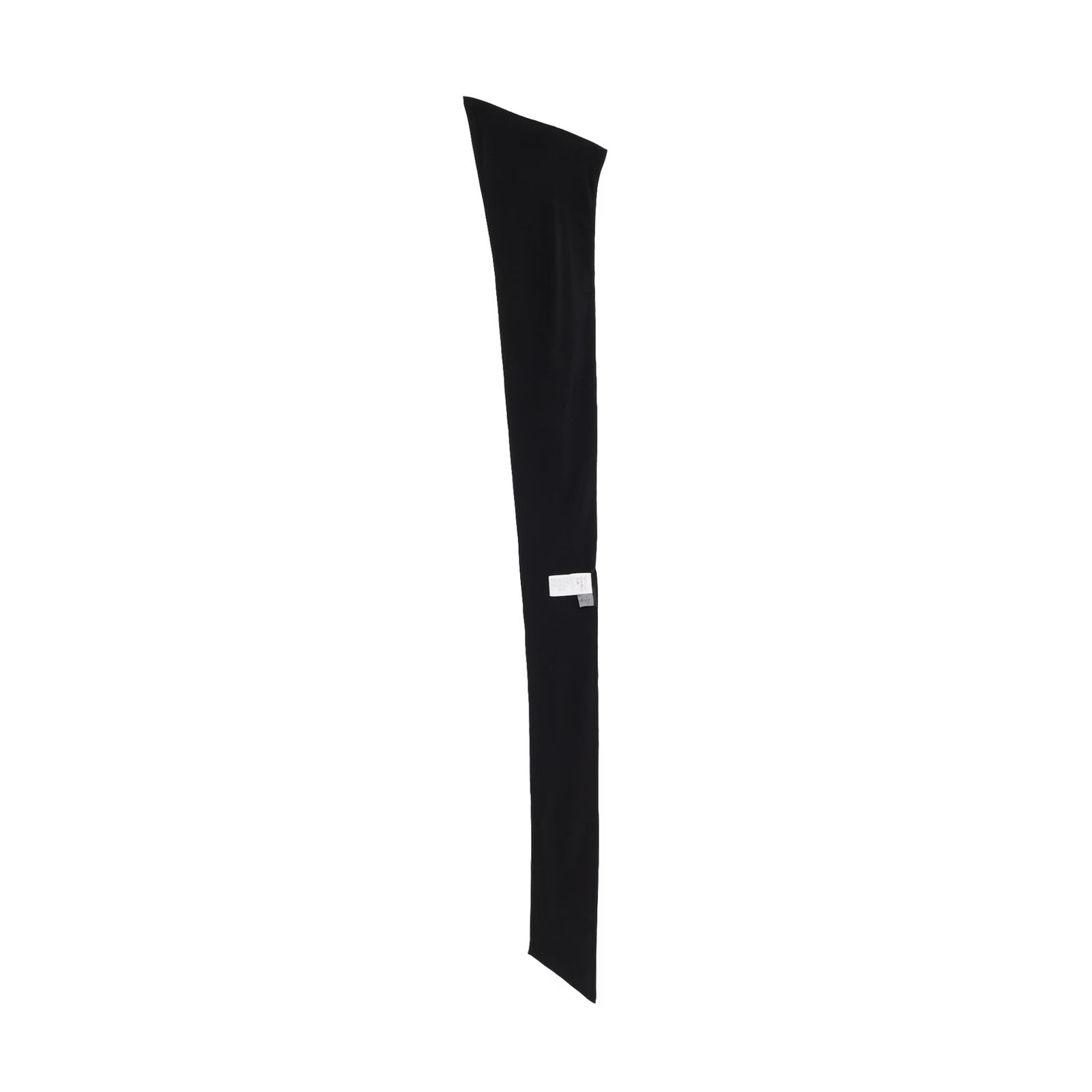 20MOMME DE CHINE SUEDE TUMBLER SCARF （BLACK / ブラック） スカーフ｜HW-L10-404-1-03