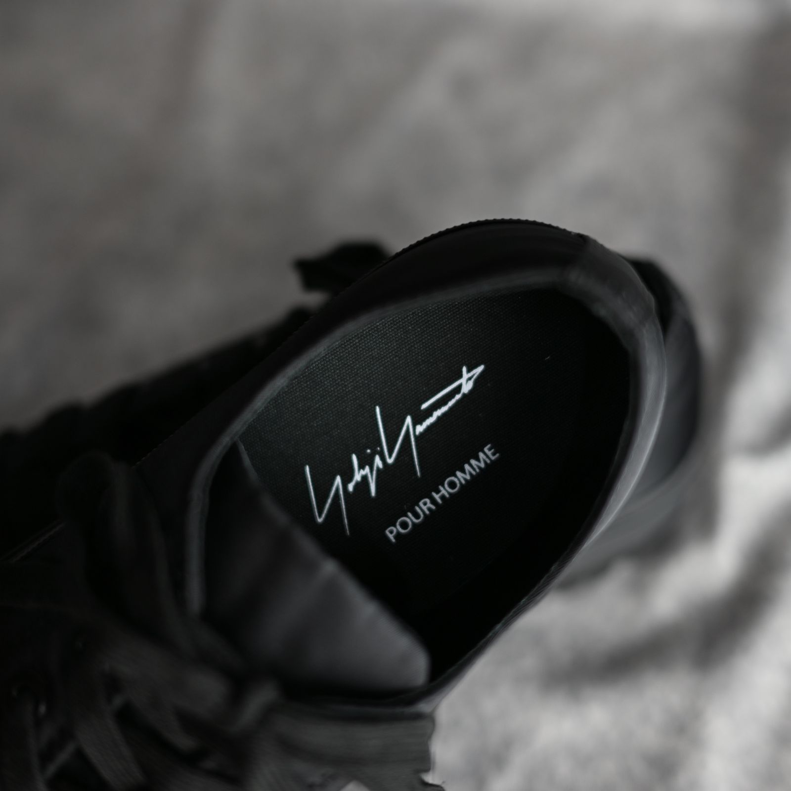 NYLON SNEAKERS （BLACK） / ナイロン ロウトップ スニーカー（ブラック） / HO-E01-660