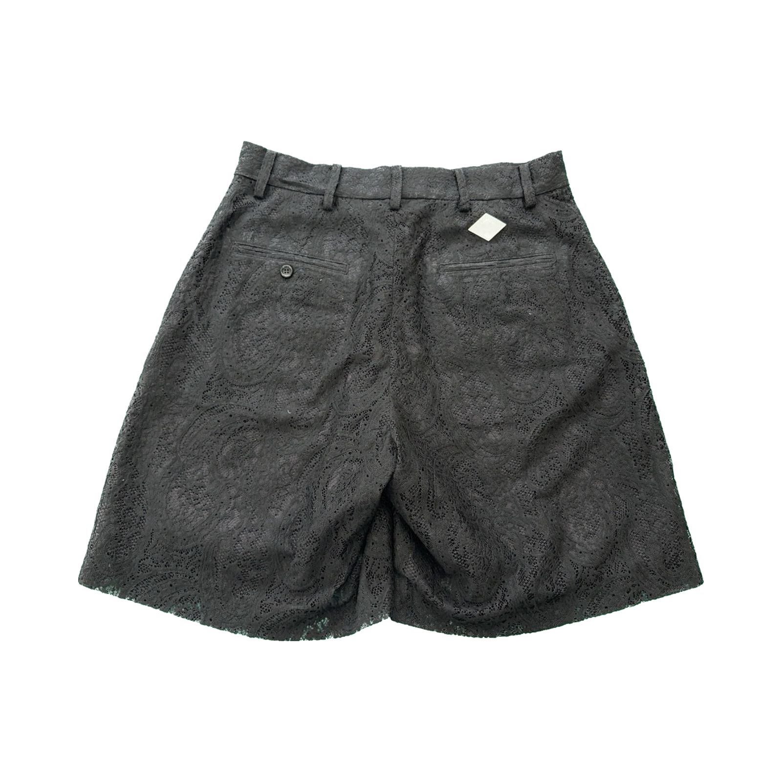 PAISLEY LACE SHORTS (BK) / ペイズリー レース ショートパンツ
