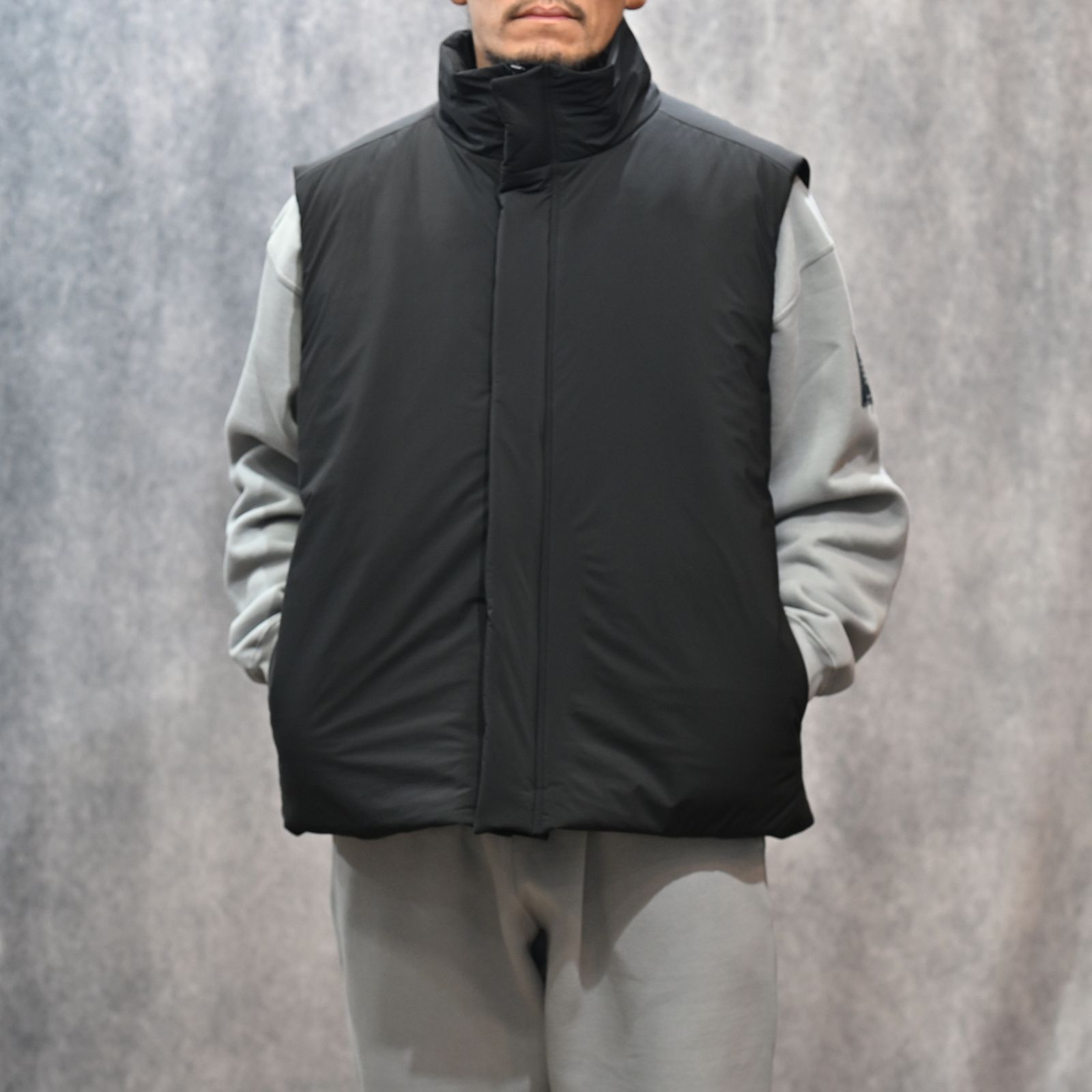 PUFFER VEST （BLACK）｜パファーベスト｜2252-VE21-003