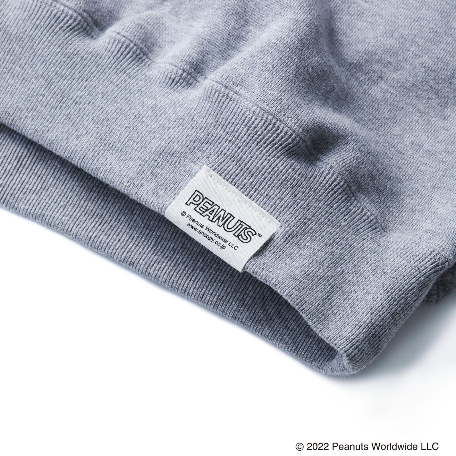 PEANUTS L/S SWEAT (GRAY)