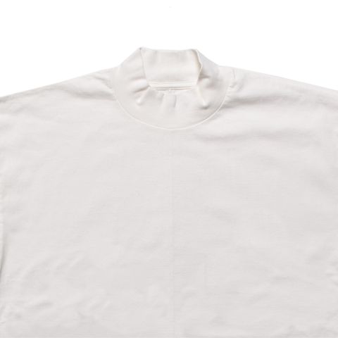 Heavyweight Mockneck T-SH （WHT） / モックネック カットソー （ホワイト） / 2508-4002