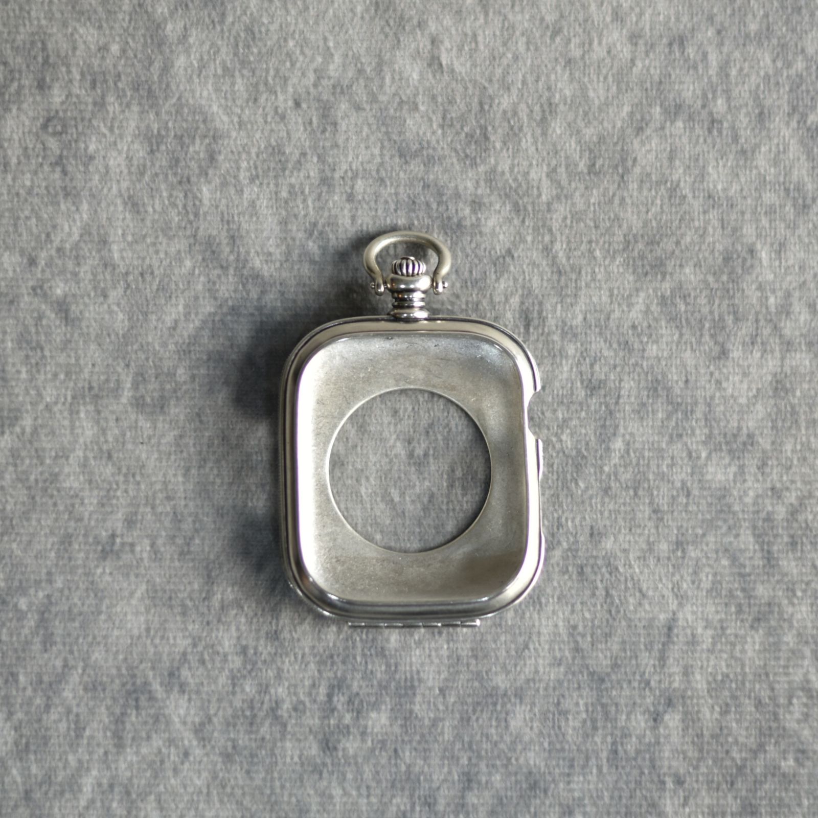 SMART WATCH CASE (SILVER) / Apple Watch 46mm対応 ケース / 懐中時計 / PC-013-1235-32
