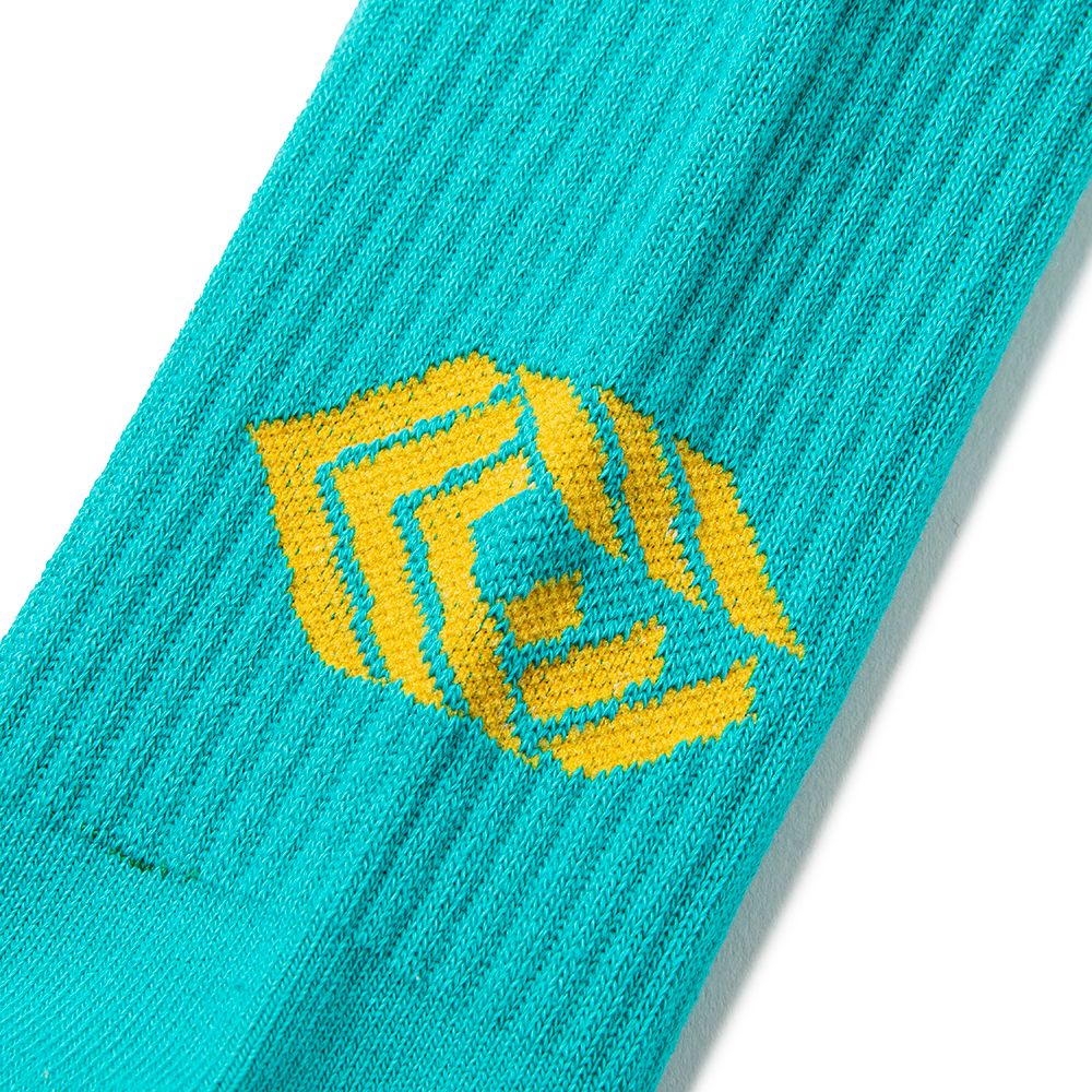 TM Logo color pile socks (Emerald Green) / トレードマークロゴ カラーパイルソックス 靴下