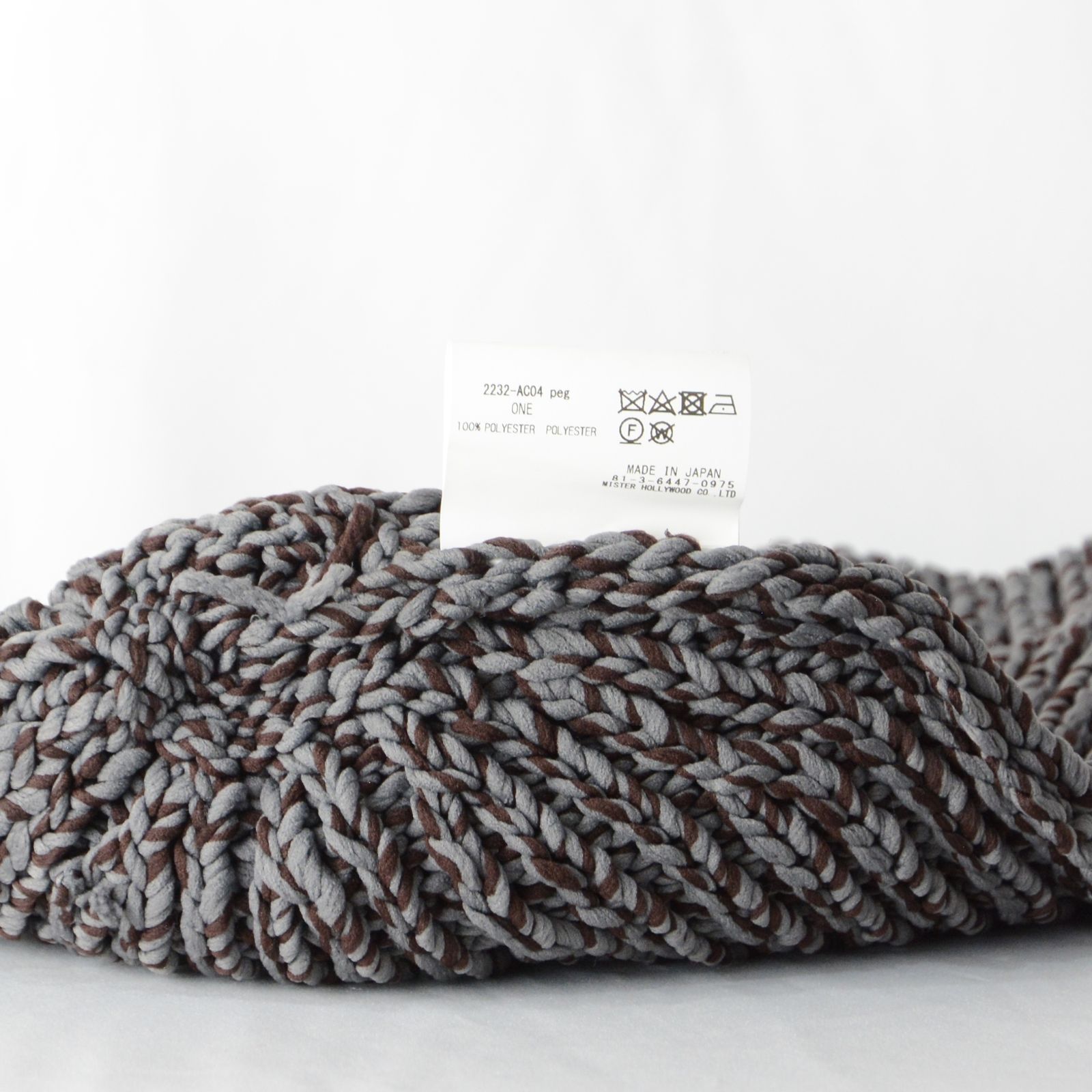 BEANIE （CHARCOAL） / ニット帽 ビーニー （チャコール）
