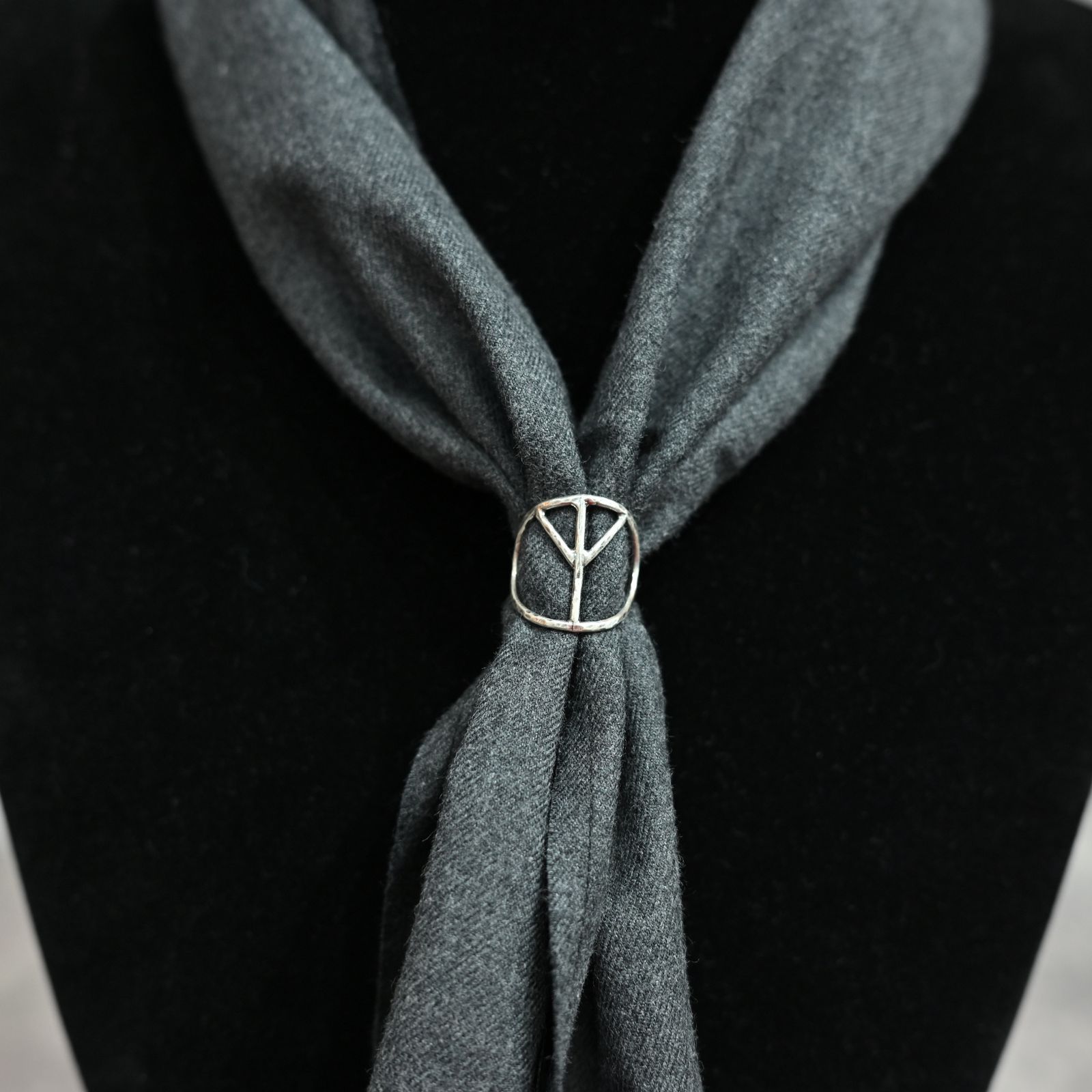 2WAY SCARF RING W / BANDANA （SILVER）｜スカーフリング / バンダナ （シルバー）｜BFA-P-011-4357-0032-0900