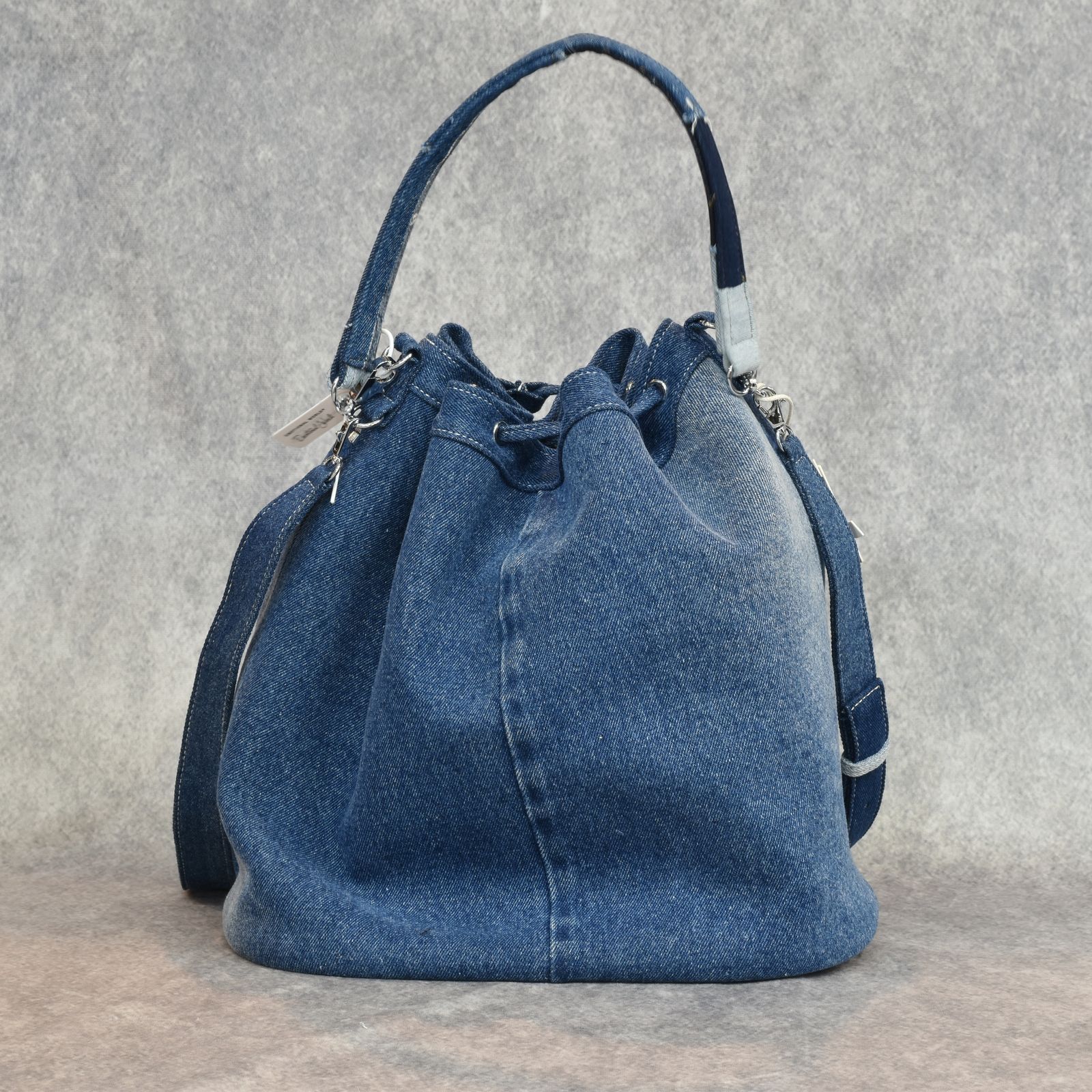 TOOL BAG  (MULTI DENIM) | バケットバッグ 巾着バッグ