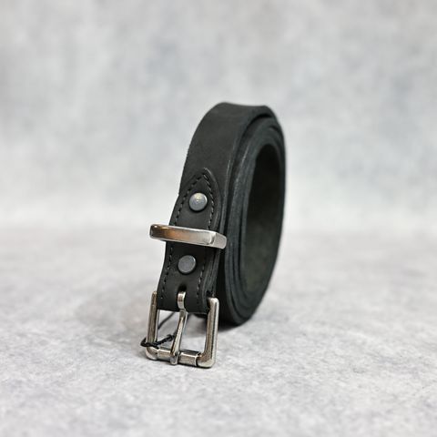 ジャパンショルダー 製品染め 25mmベルト （BLACK / ブラック） 318-40