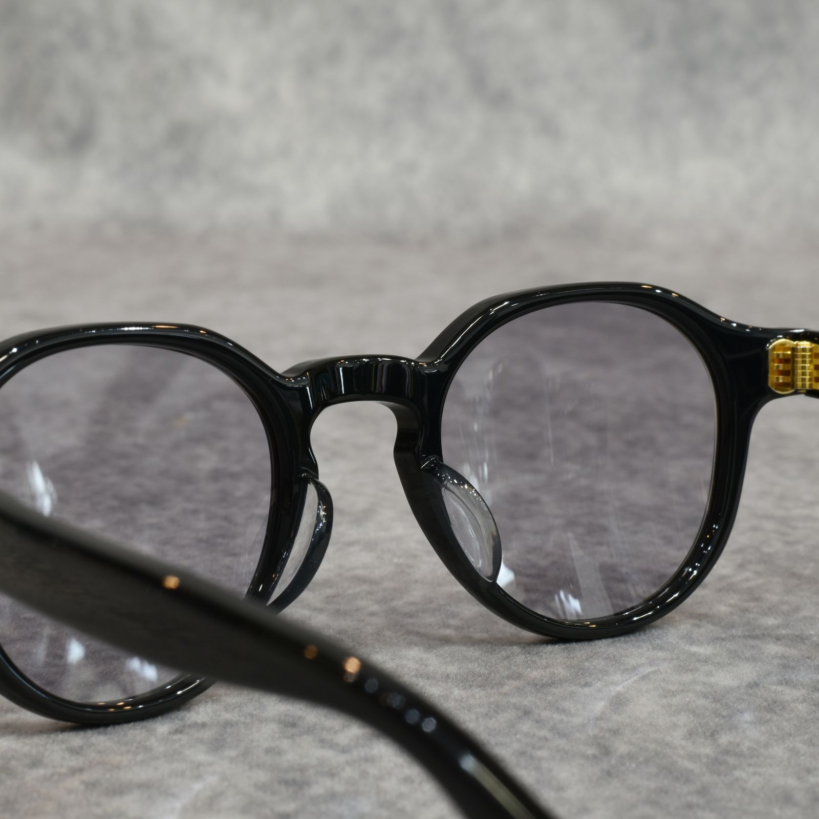 BOSTON TYPE GLASSES (BLACK / GRAY)｜ボストン サングラス｜CL-25AW001G
