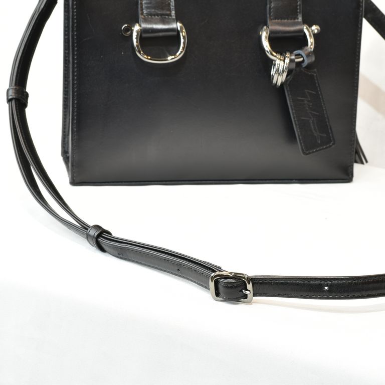 Yohji Yamamoto Discord Dz-I04-703 Mini Zipped Tote Bag Black