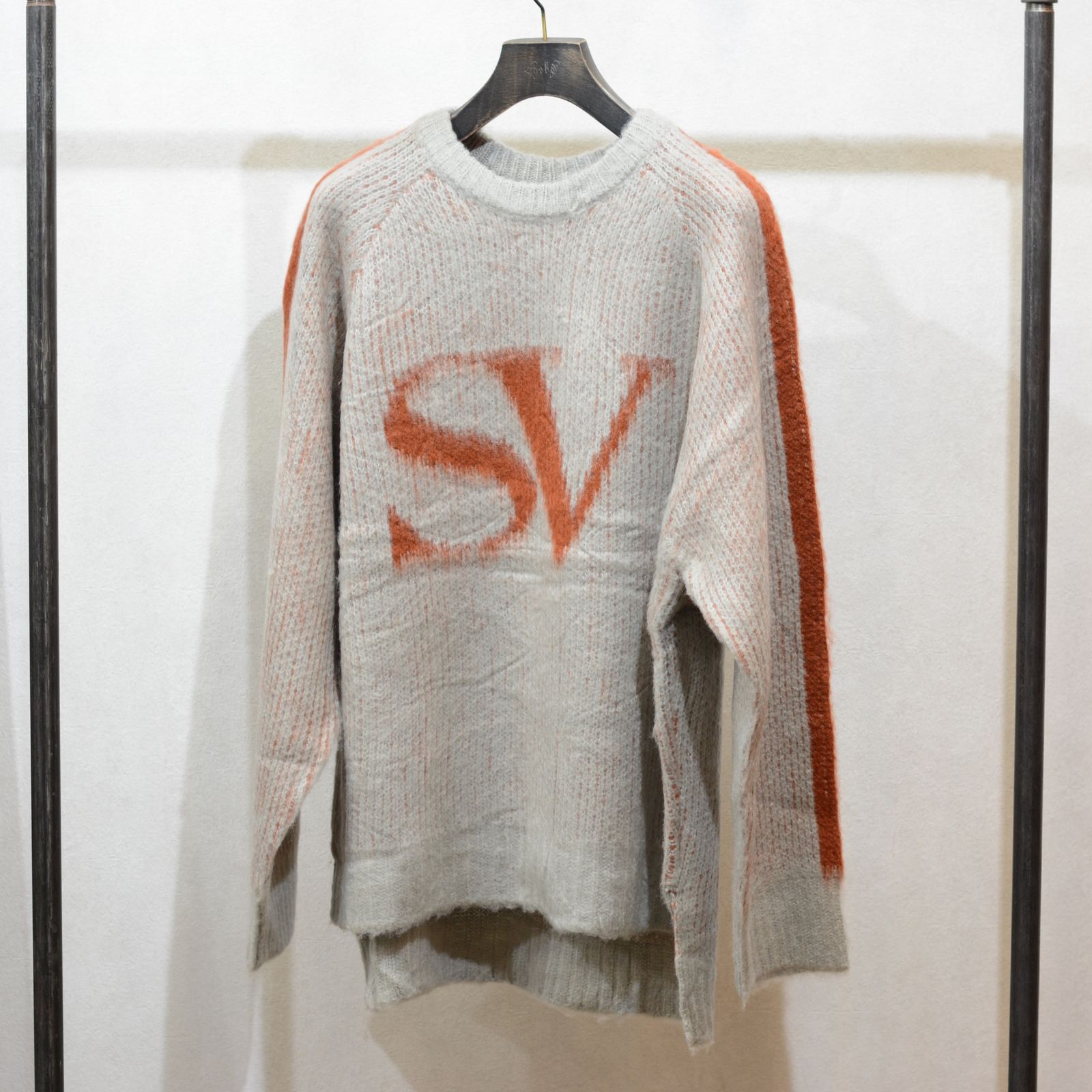 Sideline Mock Neck Kint （L.BEIGE） モックネック ニット プルオーバー