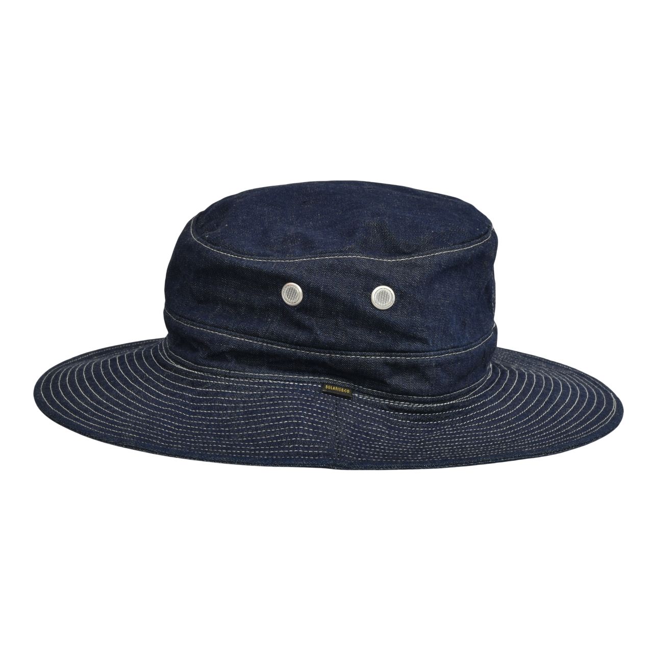 8oz Denim Jungle Hat "BARNES" (ONE WASH)｜ジャングルハット｜Y01007