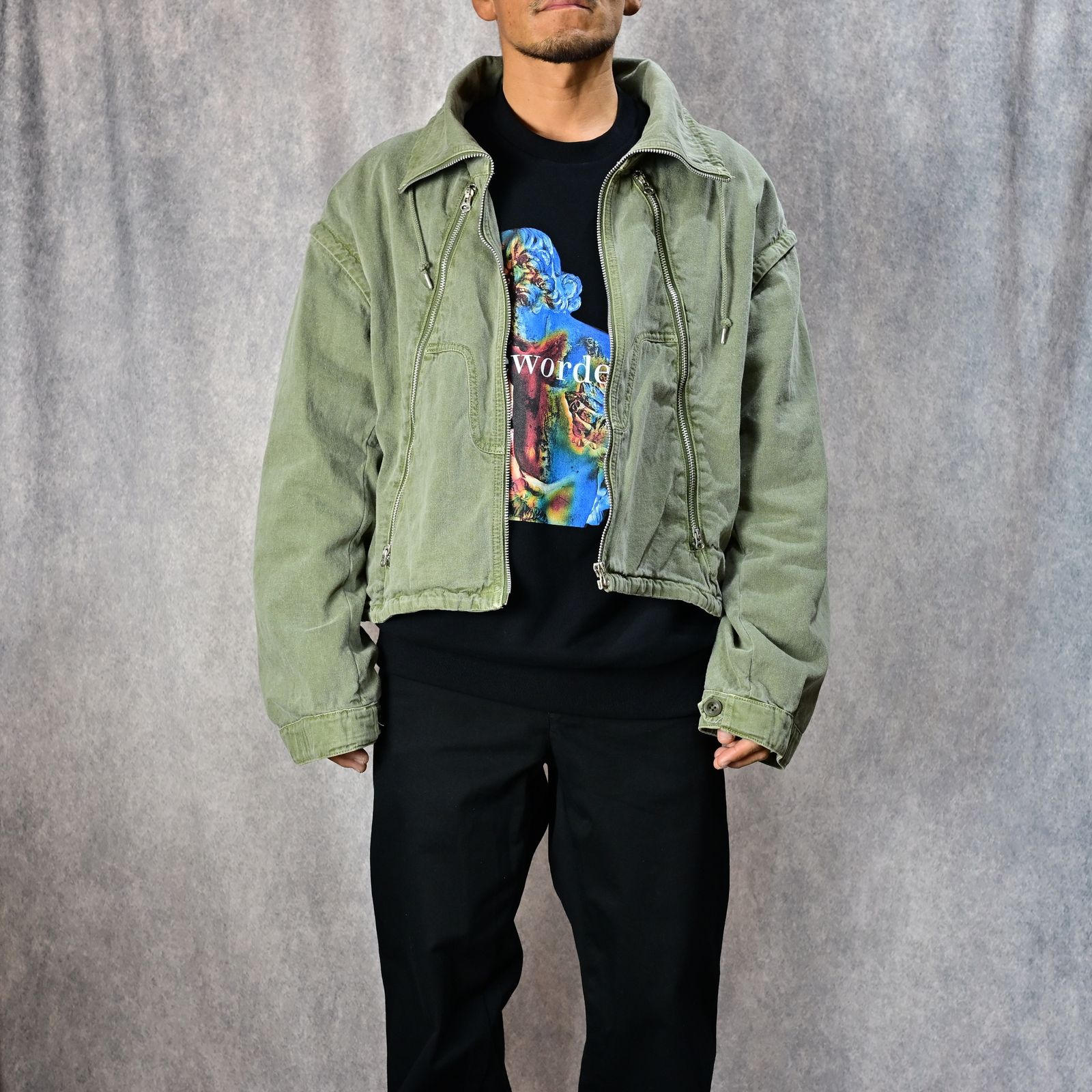 MINEDENIM モッズコート MINEDENIM - S.Blouson Docking Denim Mods CT （KHA