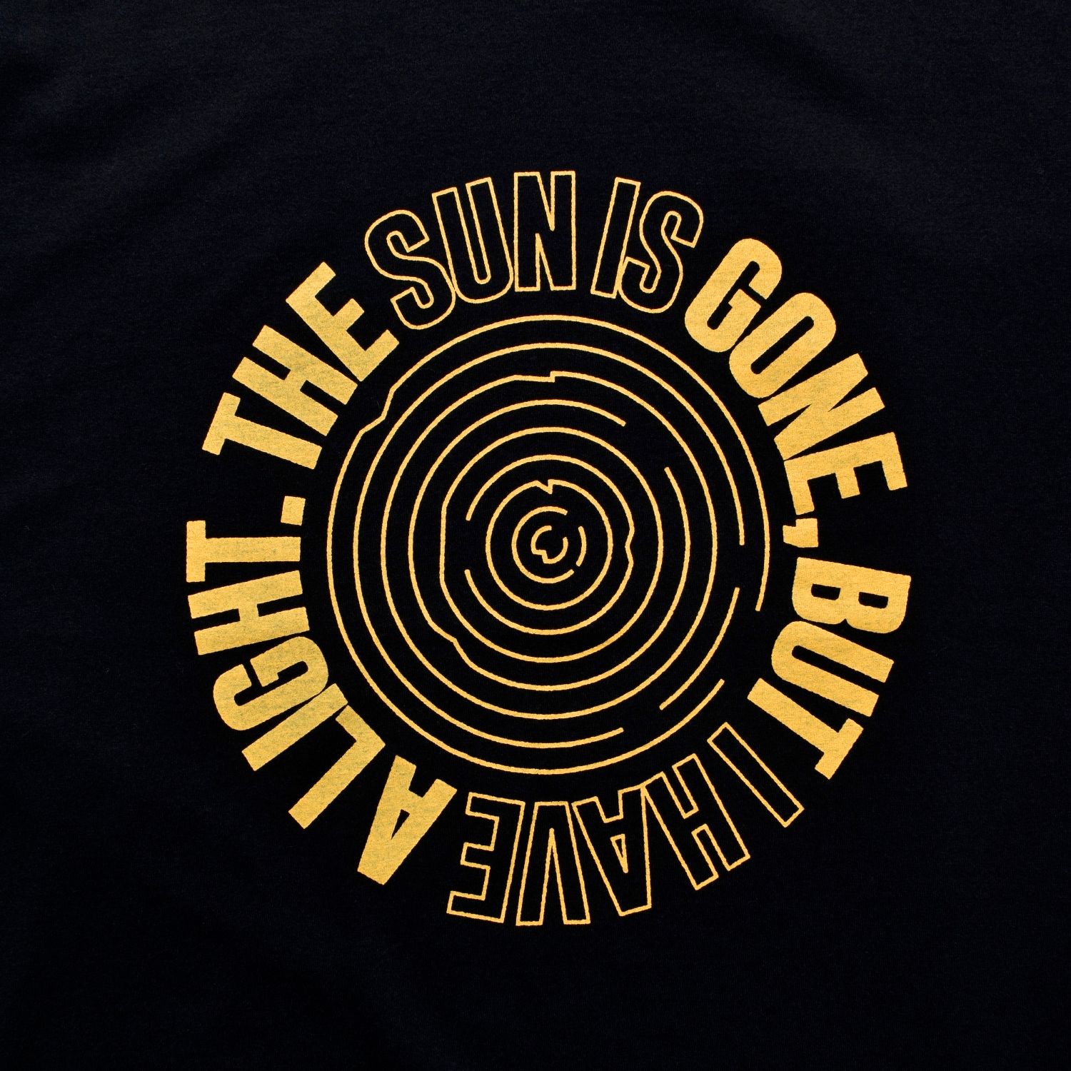 THE SUN IS GONE T-SH （BLACK） / プリントTシャツ （ブラック） 2505-4003