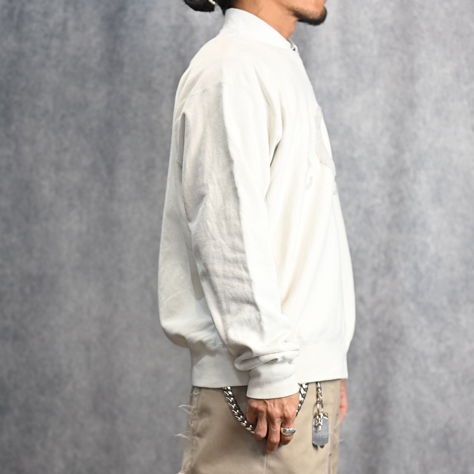 C LOGO FD RW  (OFF WHITE / オフホワイト) スウェット トレーナー 2401006M