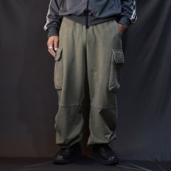 SWEAT CARGO PANTS (OLIVE) スウェット カーゴパンツ