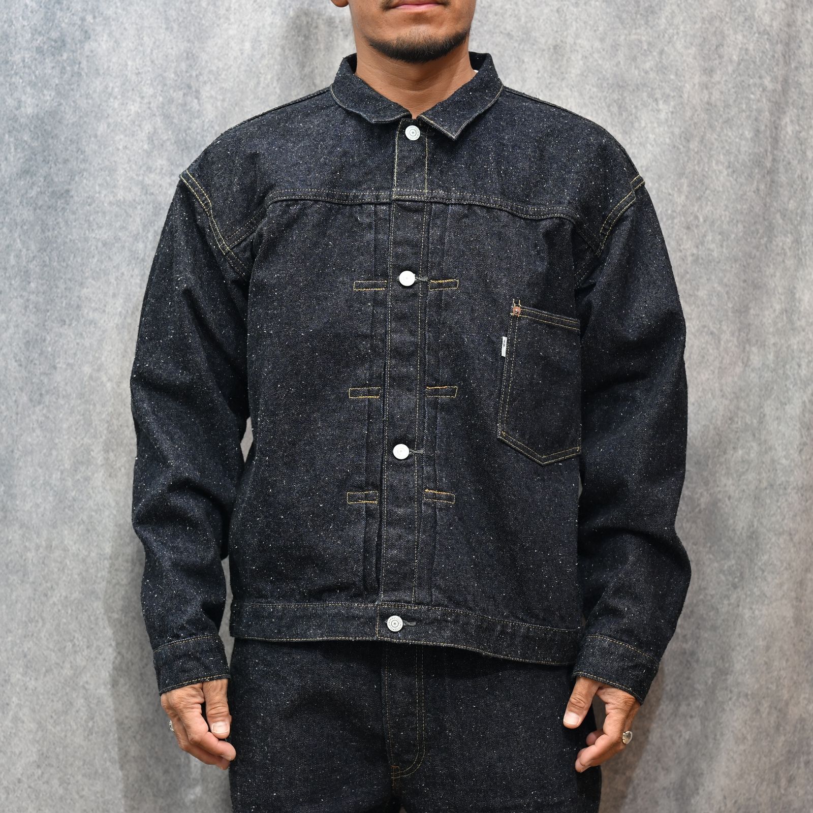 #029 WW II LV T-BACK DENIM JACKET ONE-WASHED （INDIGO） / デニムジャケット Gジャン ワンウォッシュ 大戦モデル （インディゴ）