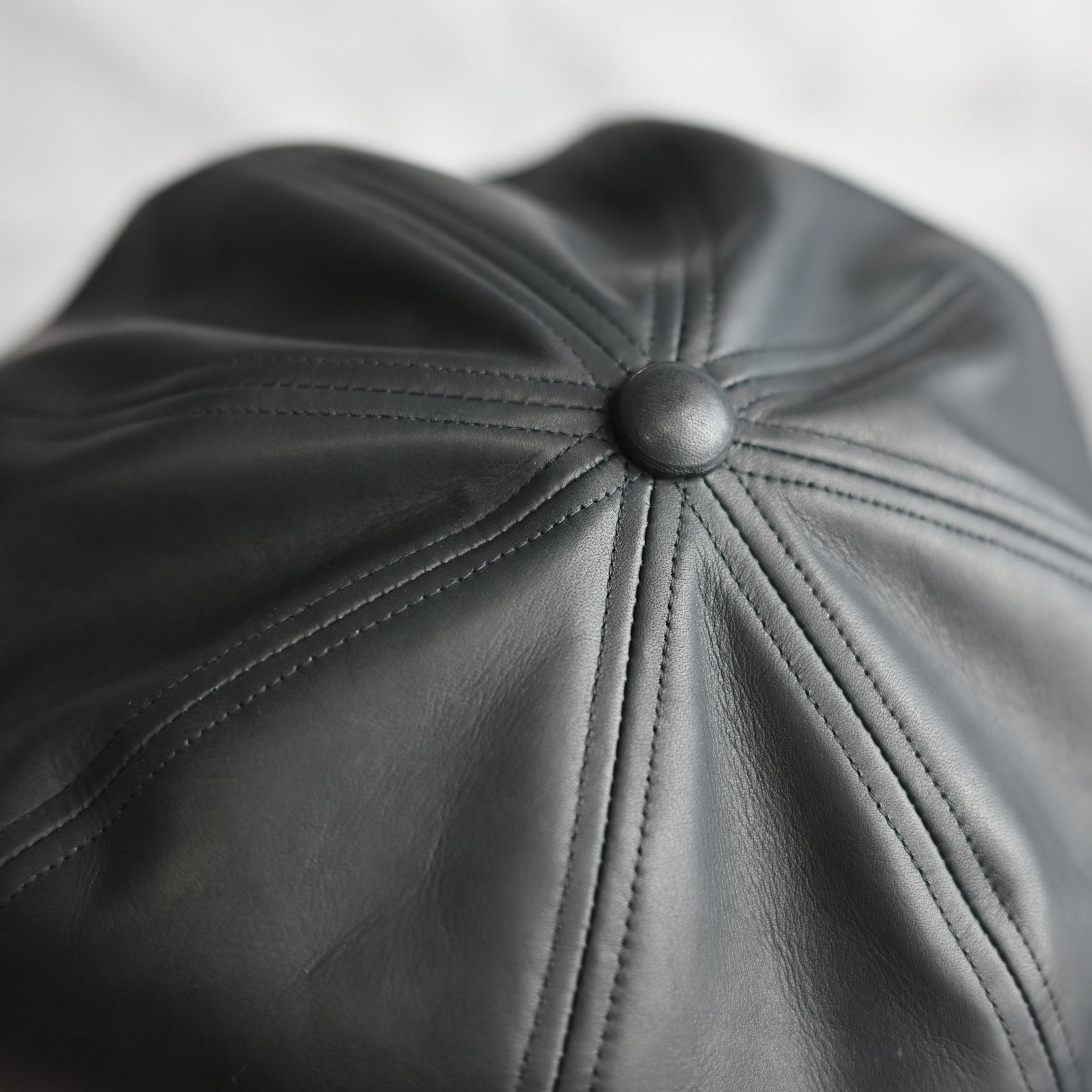 × ISAMU KATAYAMA BACKLASH SMOOTH LEATHER CASQUETTE （BLACK） / レザーキャスケット （ブラック）