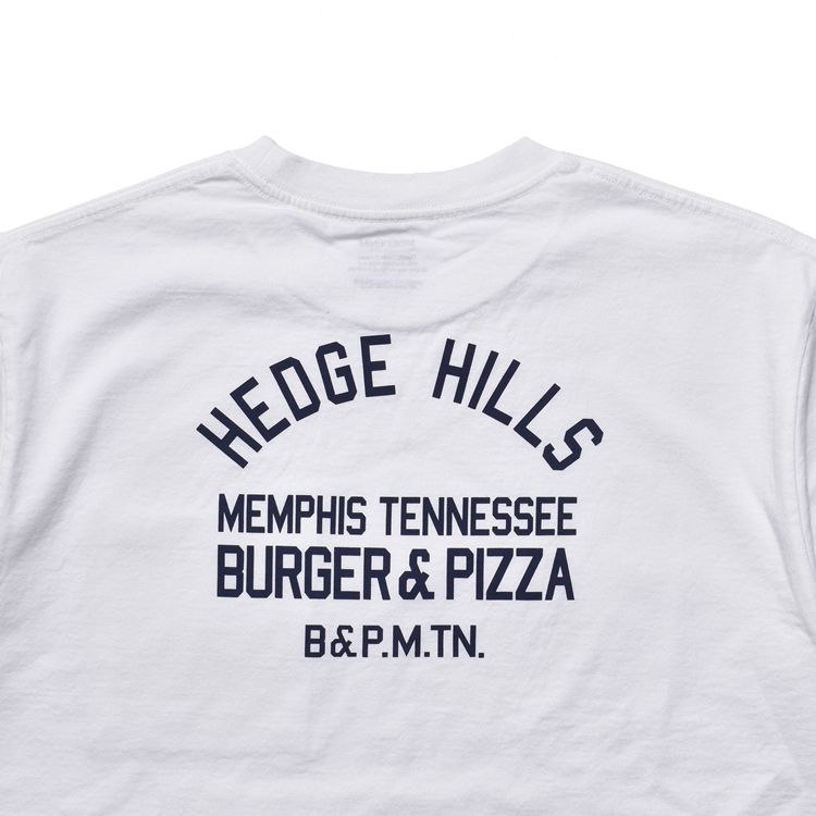 Hedge Hills Burger Shop T-SH （WHT） プリント Tシャツ （ホワイト）｜2605-4002