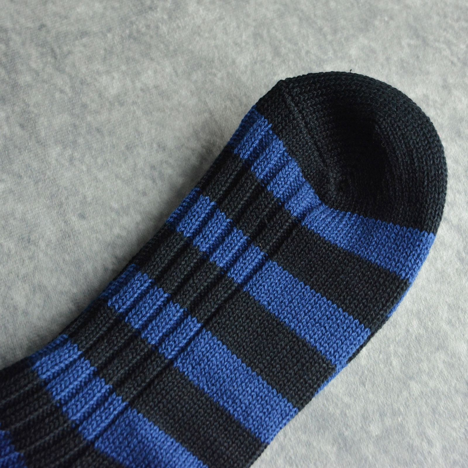 decka* MINEDENIM Border Rib SOX （BPT） /  ボーダーリブソックス （ブルー）