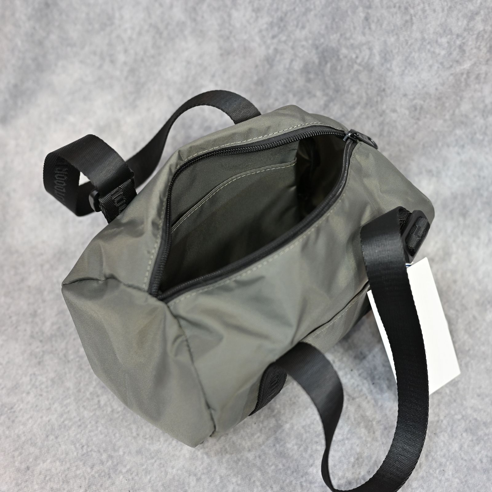 × OUTDOOR PRODUCTS MINI BARREL BAG （CHARCOAL）｜2252-AC06