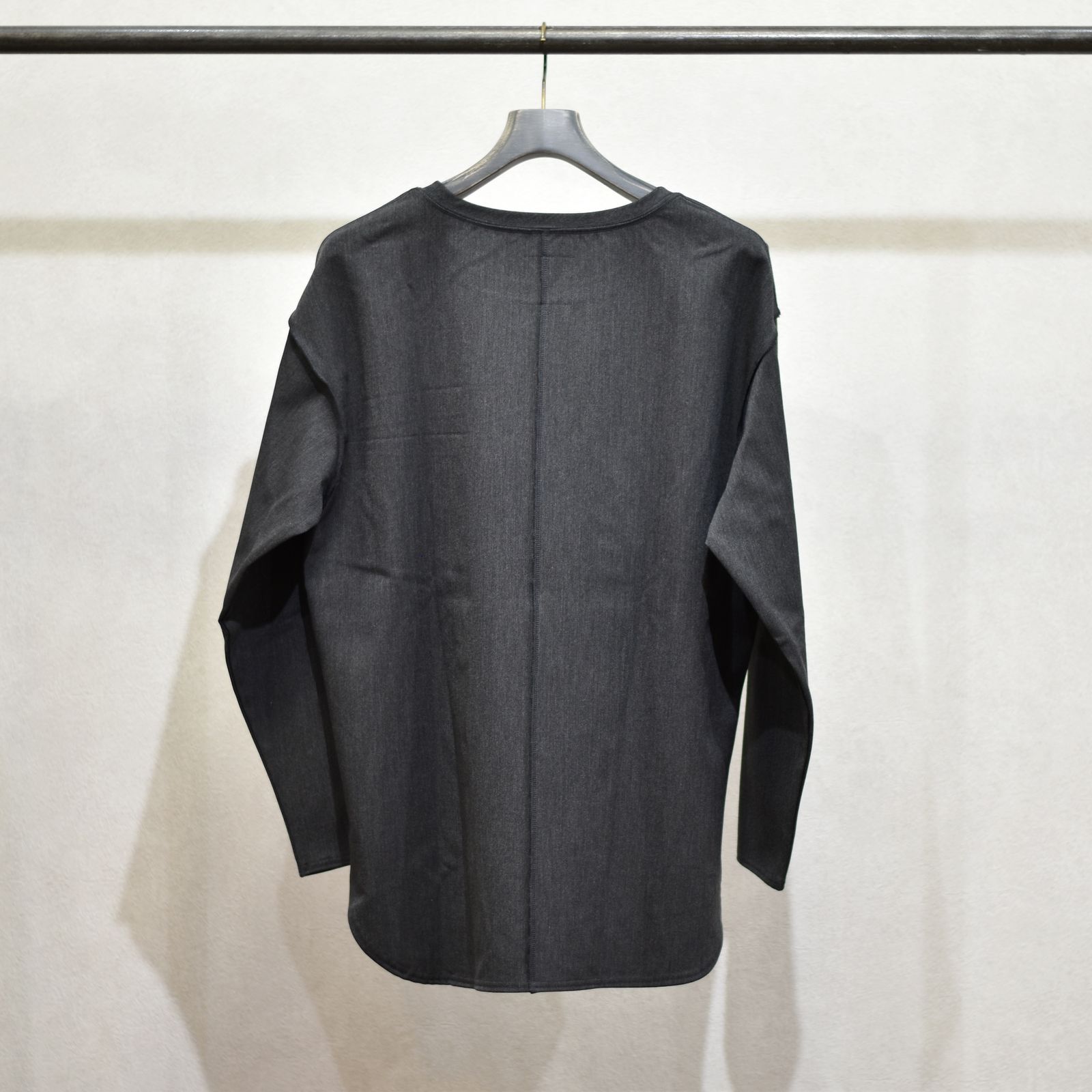 ポリエステルレーヨンアクリル ストレッチ カットソー （GRAY）