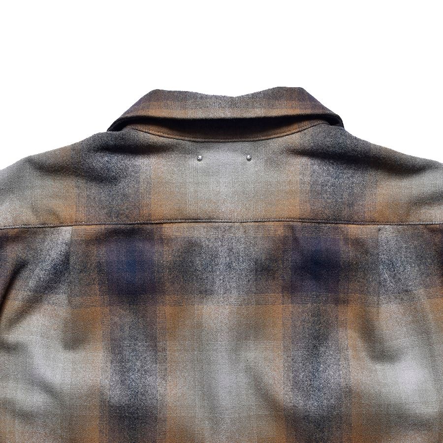 MINEDENIM - × PENDLETON W.Check Double Pocket Ooen Collar SH