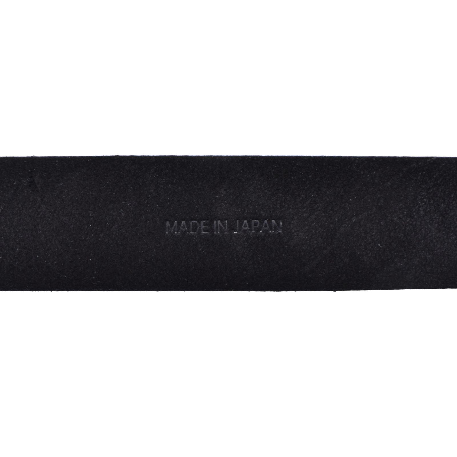 Thick Velour Blade-tip Studs Belt （BLK）｜ベロア 剣先スタッズ ベルト｜MDLBT001