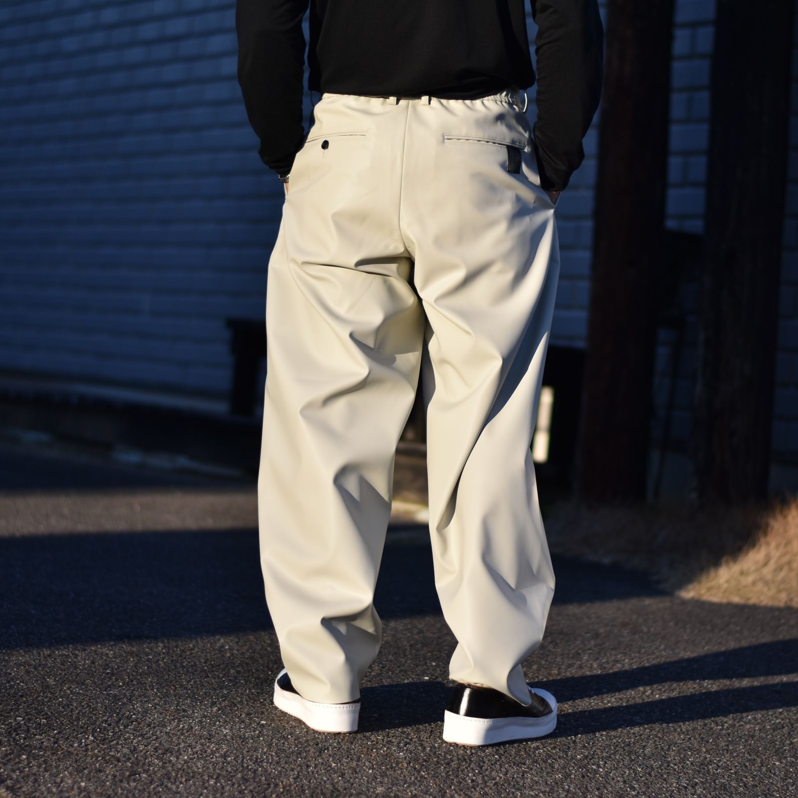 N.HOOLYWOOD - 1TUCK EASY TROUSERS （GRAY） | chord online store