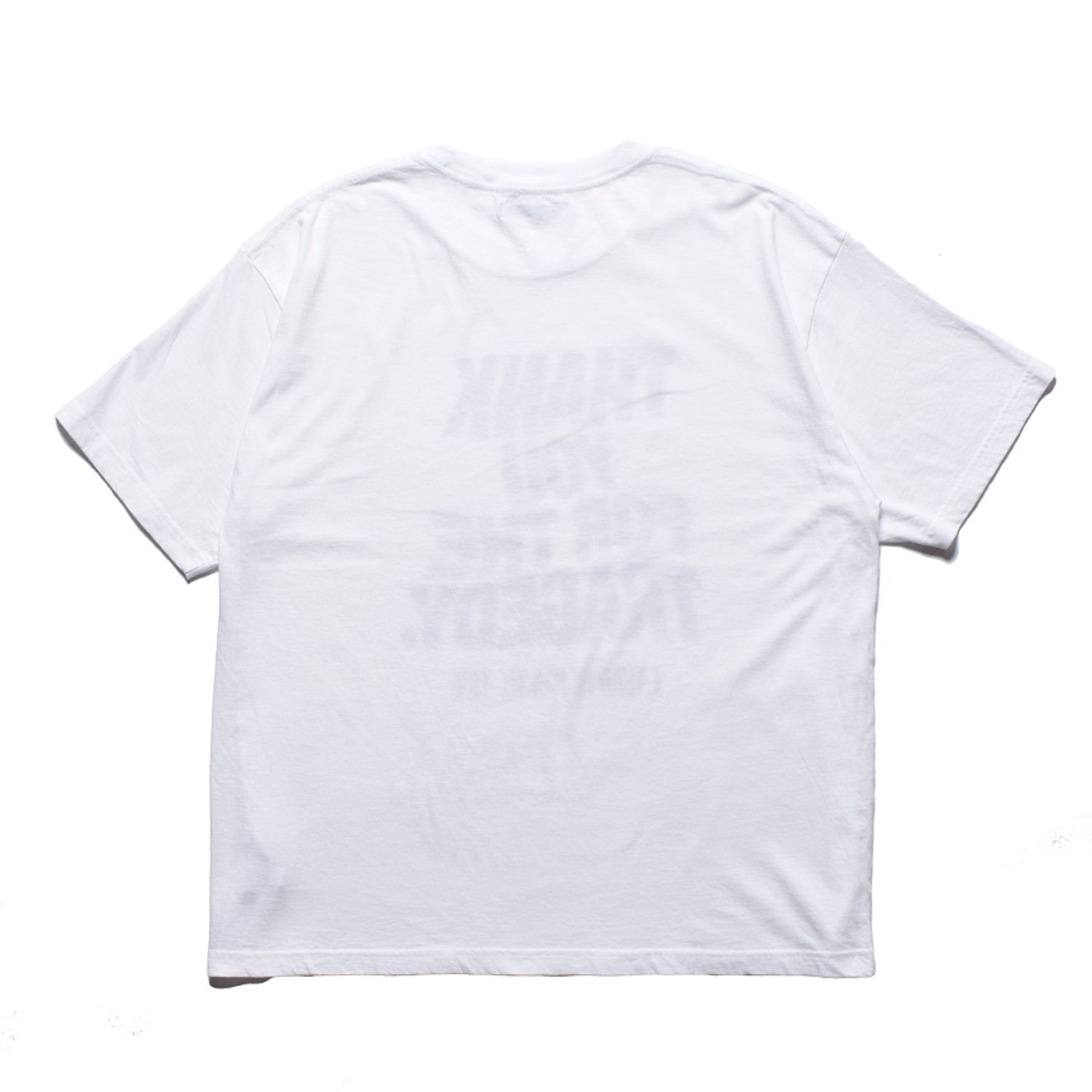 THANK YOU FOR THE TRAGEDY T-SH （WHITE） / プリントTシャツ （ホワイト） 2505-4002