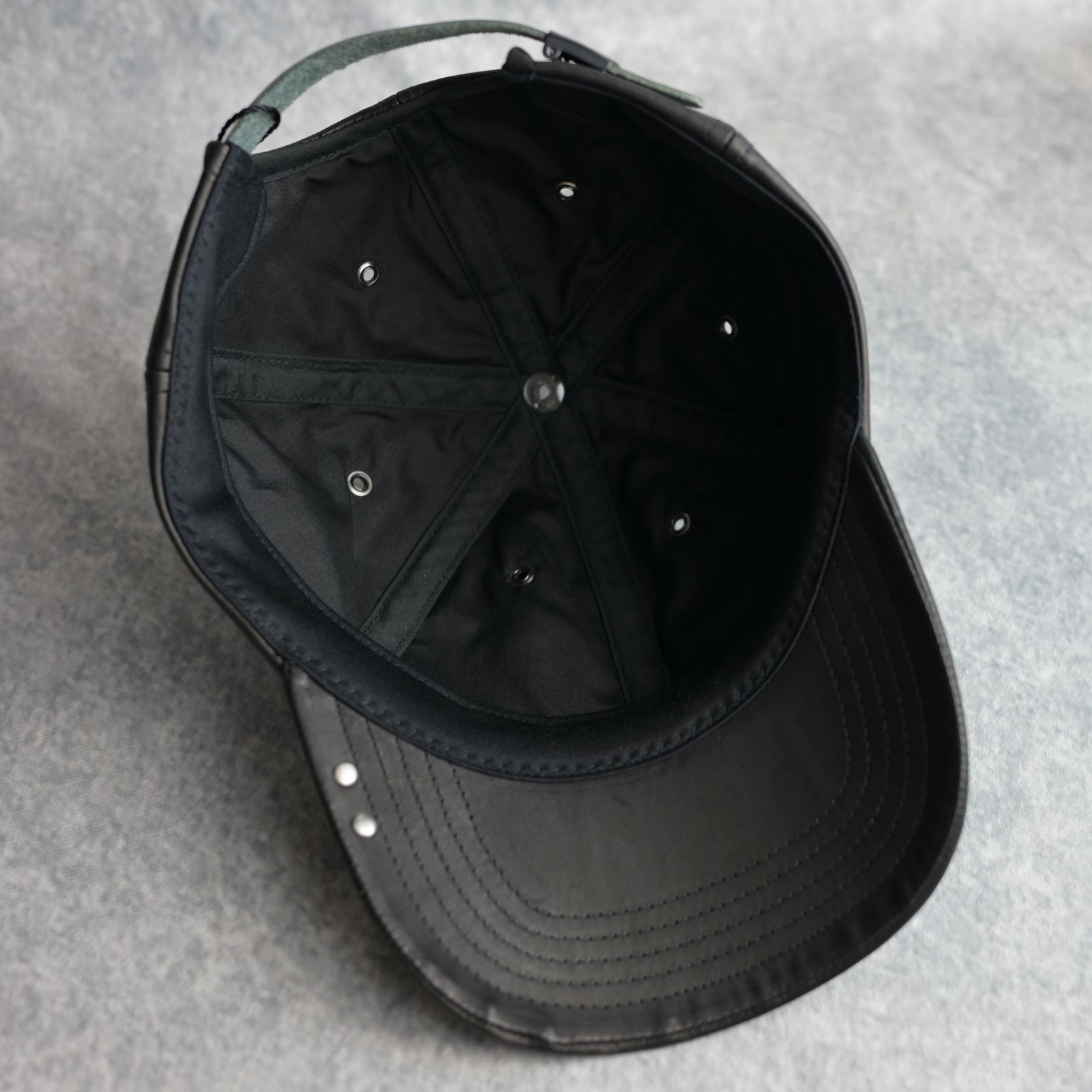Furniture Leather ローキャップ （BLACK） 858-04