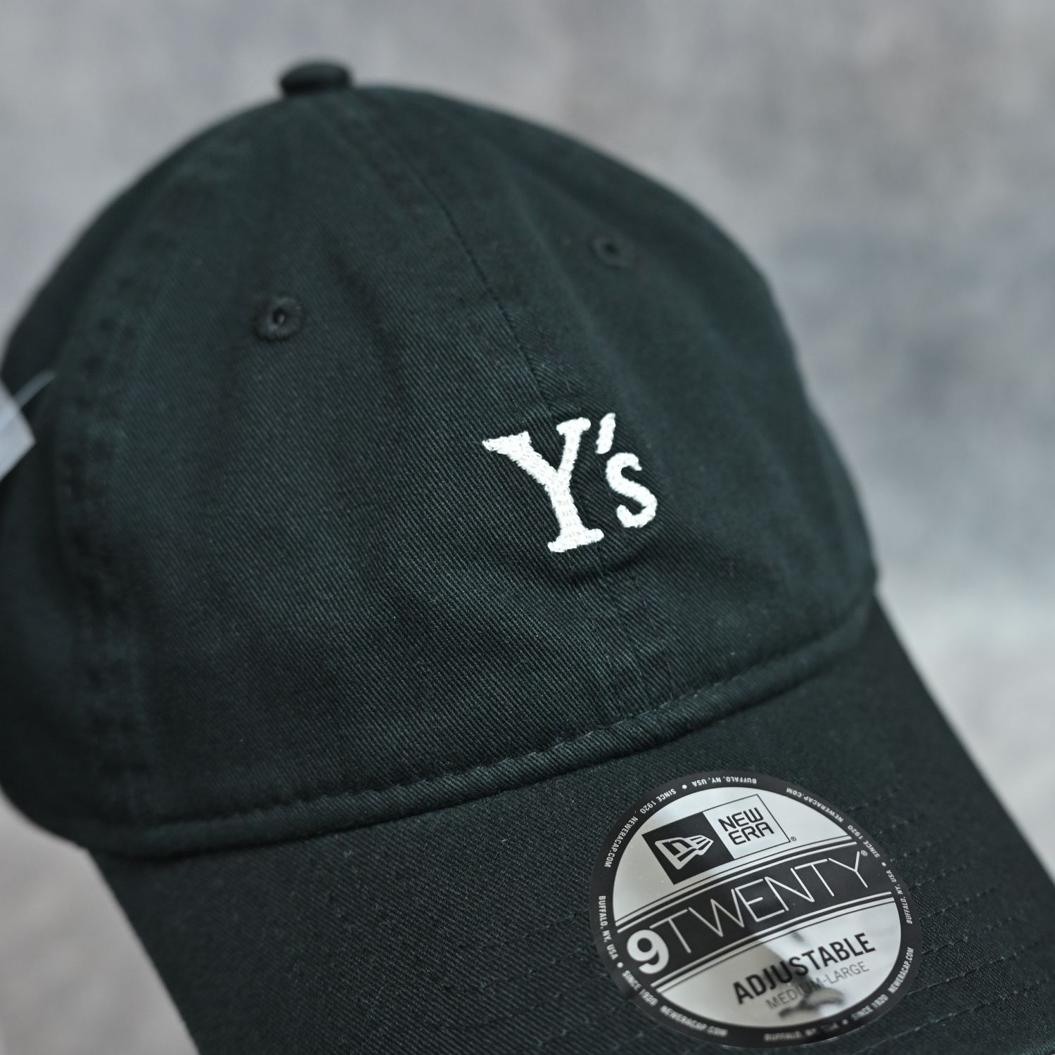 Y's × New Era 9TWENTY Y's LOGO CAP （Black）｜ロゴキャップ｜YV-H20-095-3
