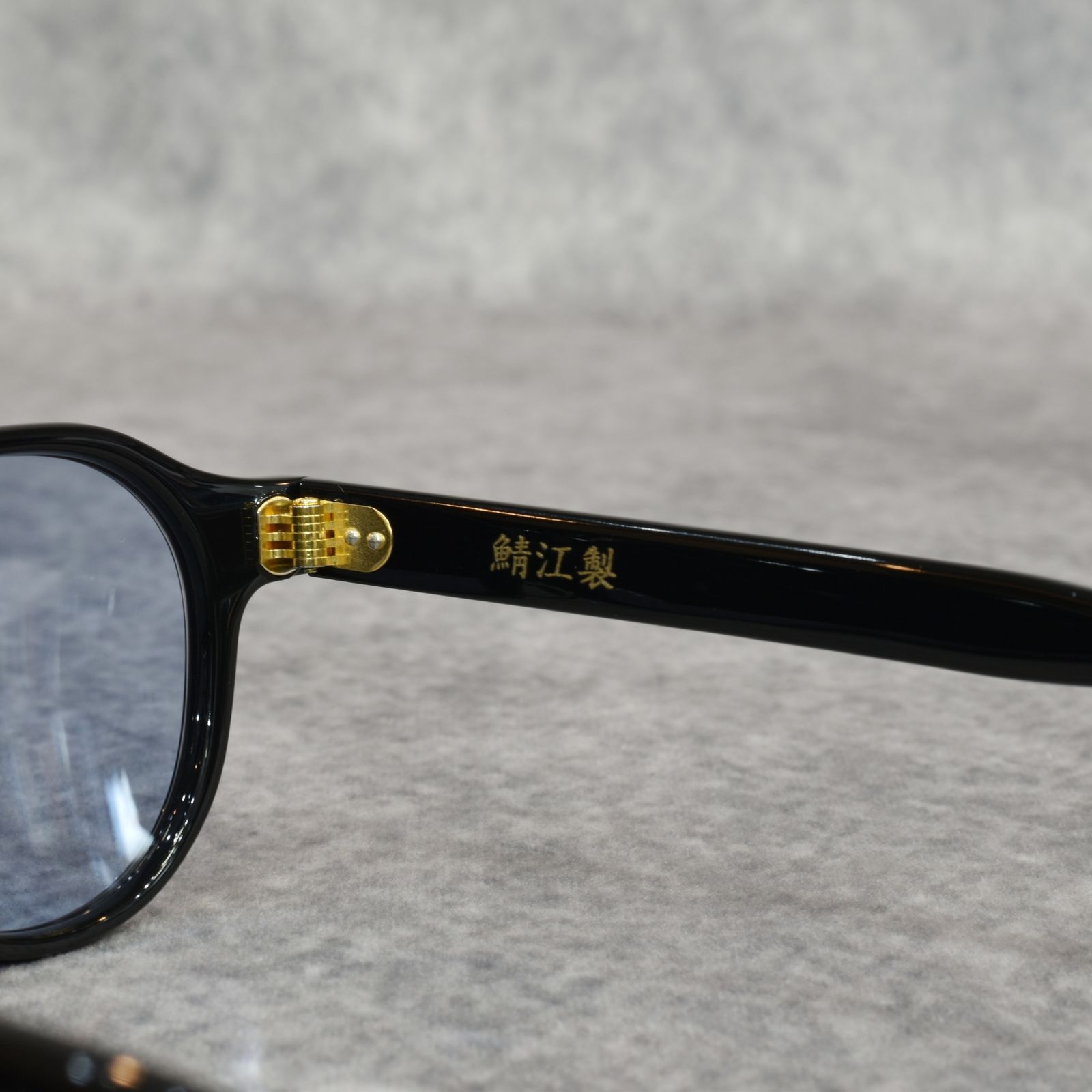 BOSTON TYPE GLASSES (BLACK / BLUE)｜ボストン サングラス｜CL-25AW001G