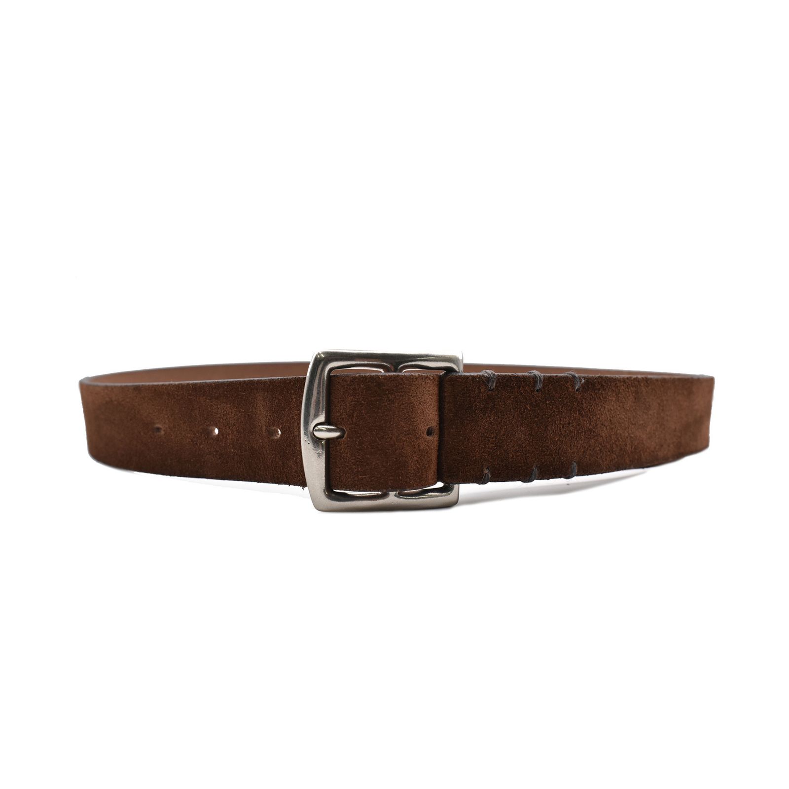 Suede Leather Belt （DBR） / スエードレザー ベルト （ダークブラウン） LBT-016