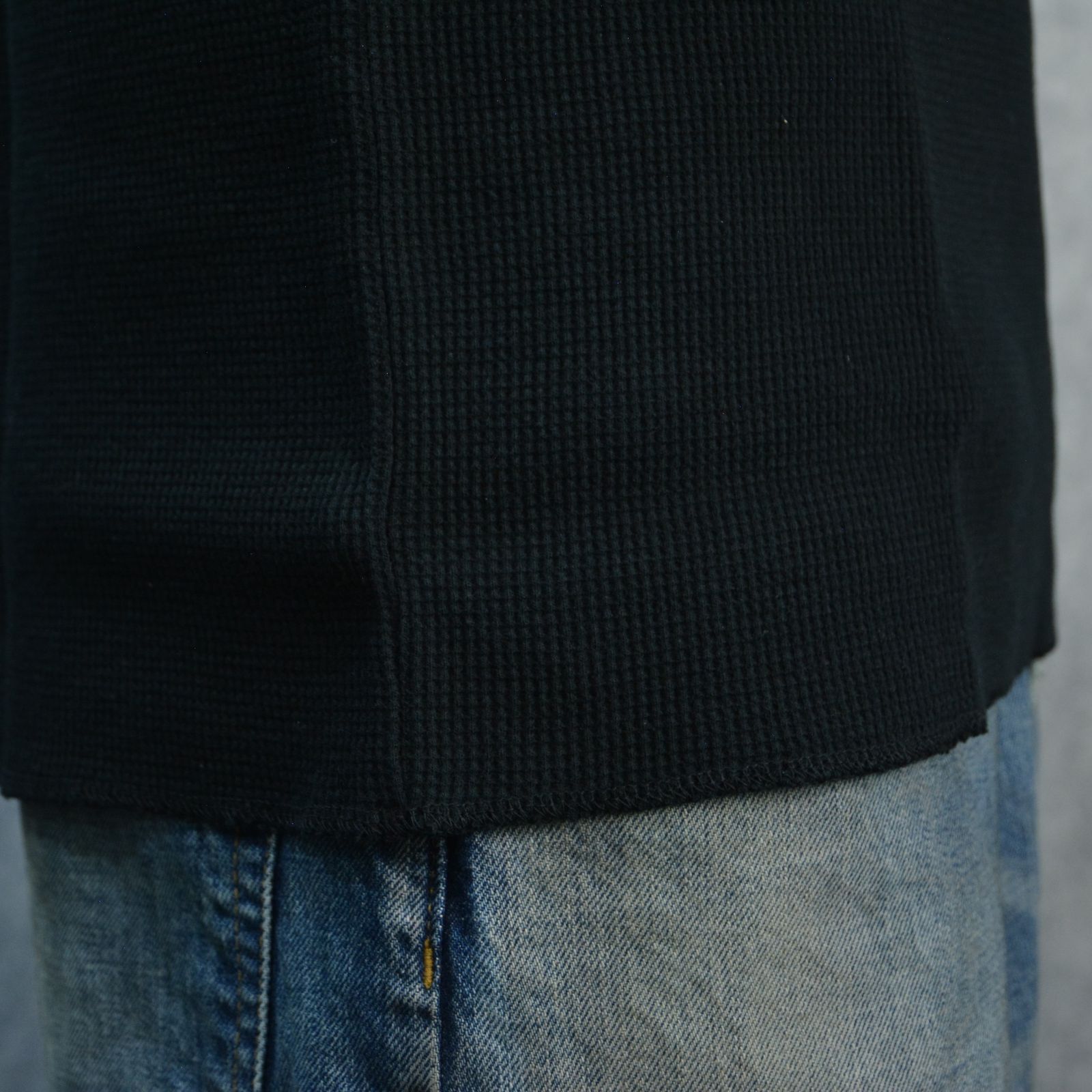 Thermal Crewneck T-SH （BLK） / サーマル Tシャツ （ブラック）