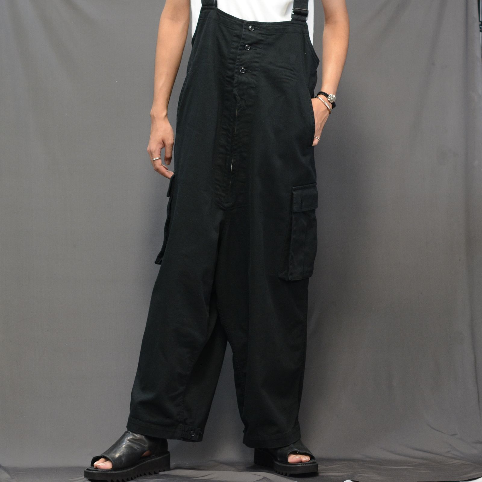 yohji yamamoto - M-WORK OVERALL (BLACK) オーバーオール