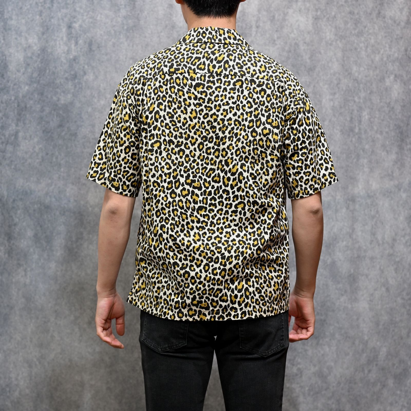 Leopard Print Flannel S.S Open Collar SH （BRT） ｜レオパード オープンカラーシャツ (レオパード)｜2604-5003