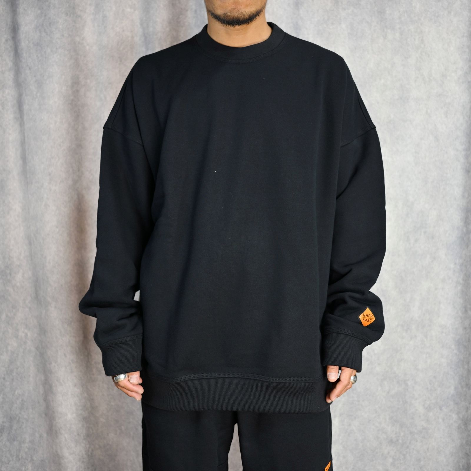 LONG SLEEVE T-SHIRT (BLACK) -  ロングスリーブ カットソー （ブラック） 1242-CS04-003